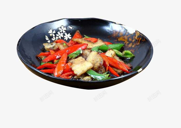 辣椒炒回锅肉png免抠素材_88icon https://88icon.com 红色 美味 肉类 蔬菜