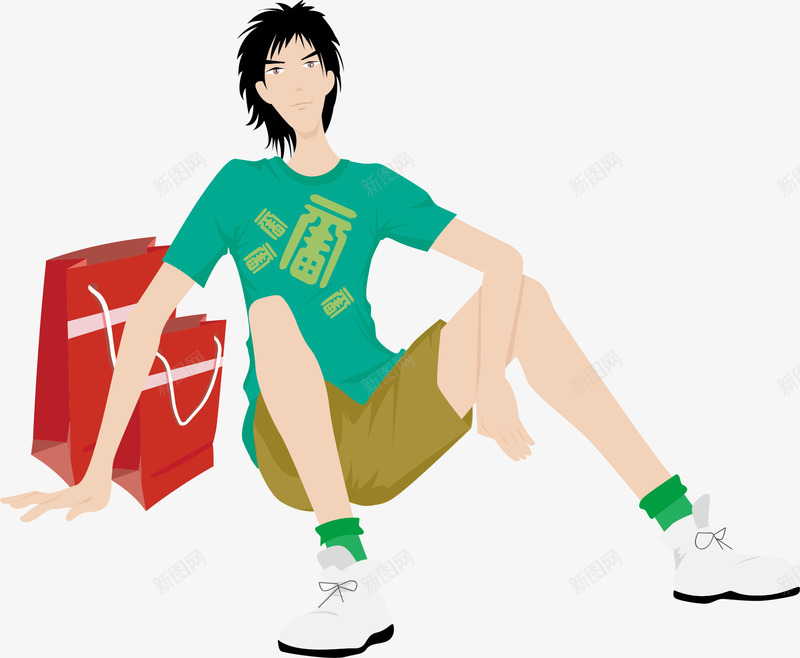 潮流潮男png免抠素材_88icon https://88icon.com 人物男 卡通人物男 卡通男人 潮男装备 男士 男士素材 矢量男子