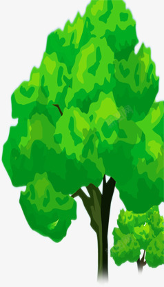 绿色创意大树美景素材