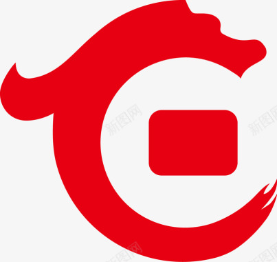 彩色小人素材红色银行logo图图标图标