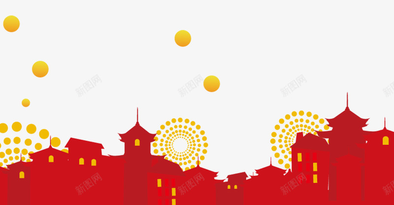 狗年吉祥喜庆春节放烟花psd免抠素材_88icon https://88icon.com 喜庆 建筑 新年快乐 春节 烟花 狗年吉祥 红色 门口