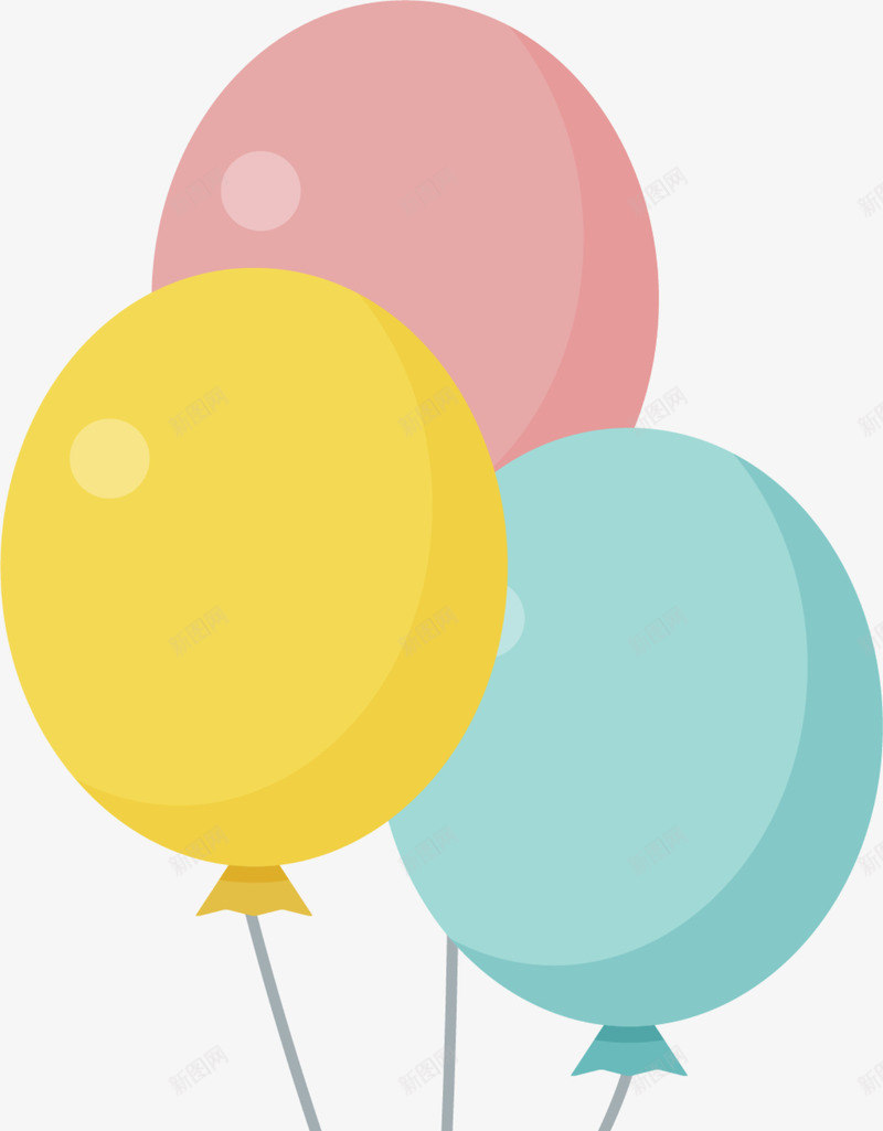 儿童节漂浮的气球png免抠素材_88icon https://88icon.com 一串气球 三个气球 三只气球 儿童节 漂浮的气球 童趣