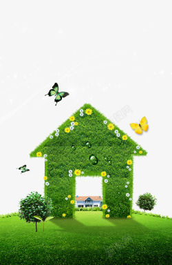 和谐家园建设绿色空间生态环境高清图片