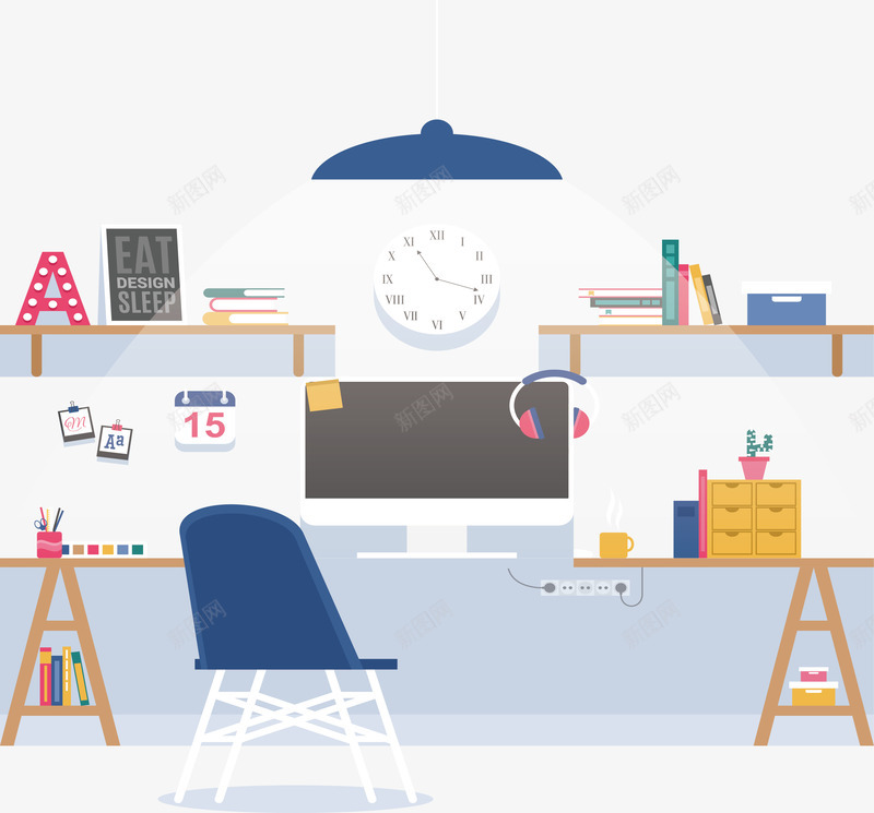 熬夜办公室矢量图ai免抠素材_88icon https://88icon.com 办公 办公室 工作室 熬夜 熬夜工作 矢量png 矢量图