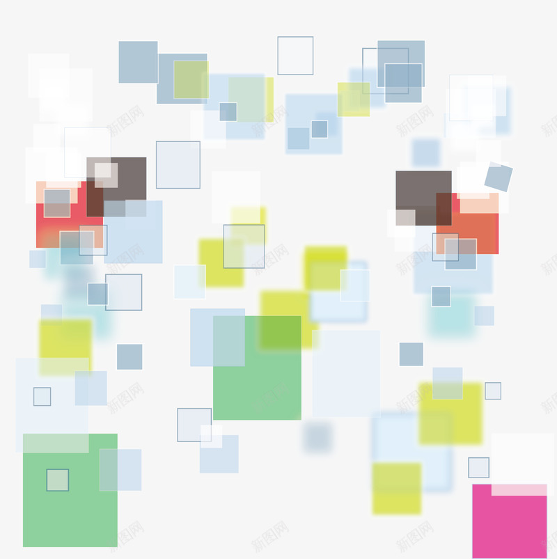 清新彩色漂浮方块png免抠素材_88icon https://88icon.com 小清新 底纹装饰 彩色 方埠 漂浮