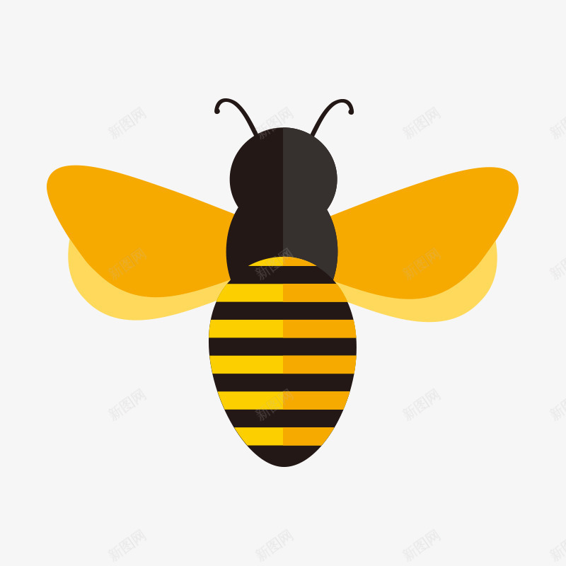 蜜蜂卡通png免抠素材_88icon https://88icon.com 卡通 可爱 昆虫 生态 绿色 自然 蜂蜜 蜜蜂 采蜜