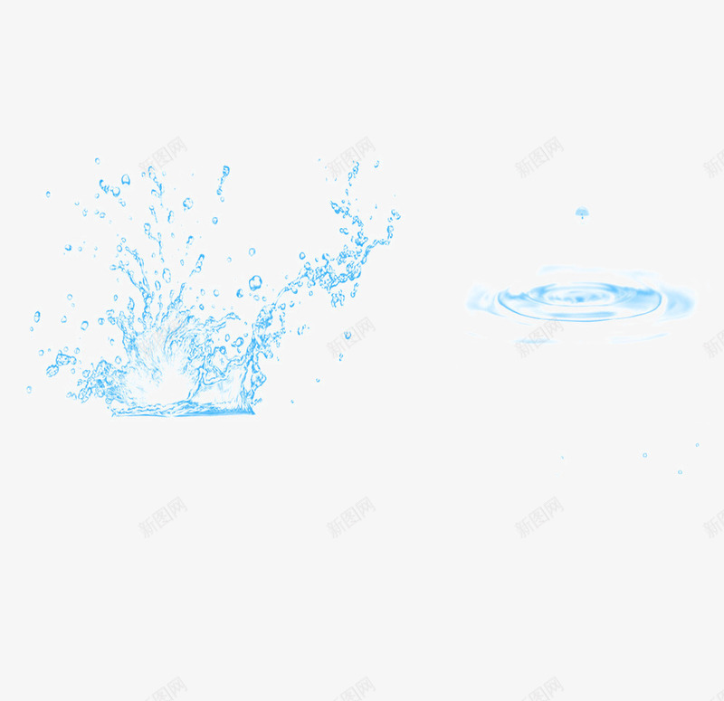 漂浮喷洒的水png免抠素材_88icon https://88icon.com 动感水纹 动感水花 喷溅 水 水波 水滴 水花 浅蓝 浅蓝色 纯净 飞溅的水花
