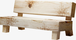 木制长椅素材