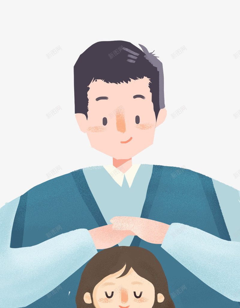 父亲节父爱如山手绘背景psd免抠素材_88icon https://88icon.com 伟大的爸爸 卡通 感恩 感恩父亲节 插图 父亲节 父亲节促销 父亲节活动 父爱如山 老爸插画