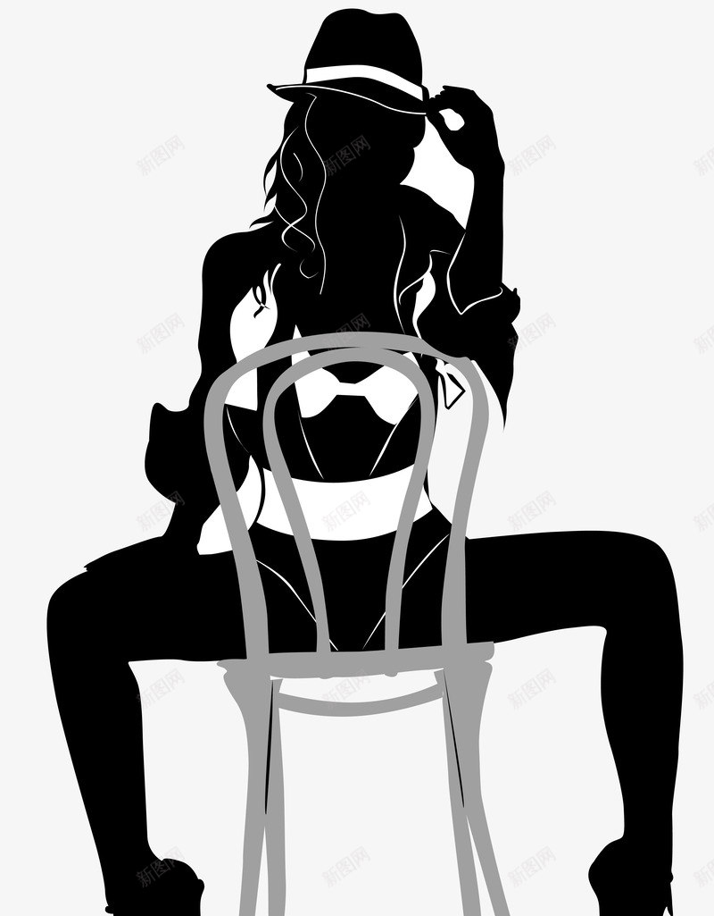 坐在椅子上的女人png免抠素材_88icon https://88icon.com 人物 女人 椅子 表演