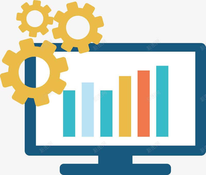 数据分析png免抠素材_88icon https://88icon.com 云计算介绍 互联网公司 大数据分析 大数据时代 扁平素材 科技