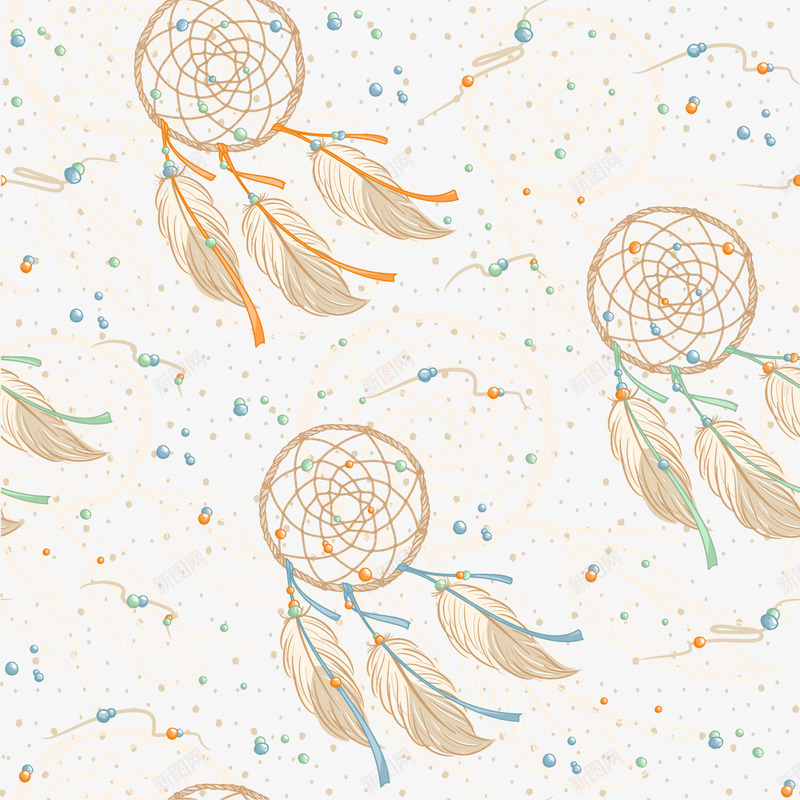 漂浮唯美捕梦网矢量图eps免抠素材_88icon https://88icon.com 唯美 捕梦网 漂浮 矢量图