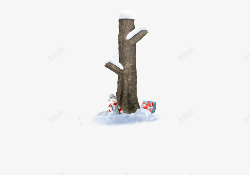 冬天的树木枯木大雪png免抠素材_88icon https://88icon.com 冬天的树木枯木大雪