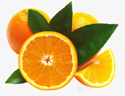 橙子果肉水果橙色营养创意素材