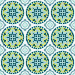 绿色花纹背景素材