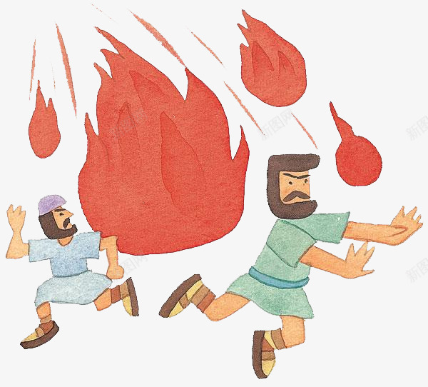 火焰中的人png免抠素材_88icon https://88icon.com 卡通 印度 奔跑 手绘 火焰 男人 简图 红色 绿色
