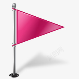 粉红色地图标记国旗正确的粉红色的vi图标
