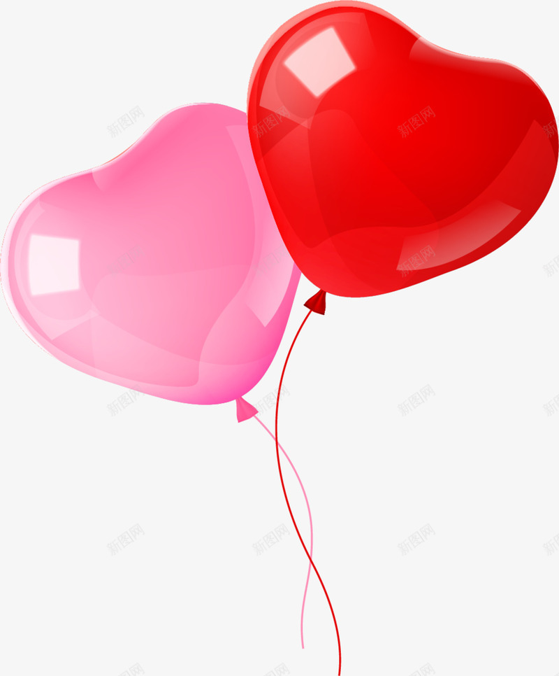 婚礼装饰爱心气球png免抠素材_88icon https://88icon.com 升空 婚礼装饰 漂浮的气球 爱心气球 爱情 红色爱心