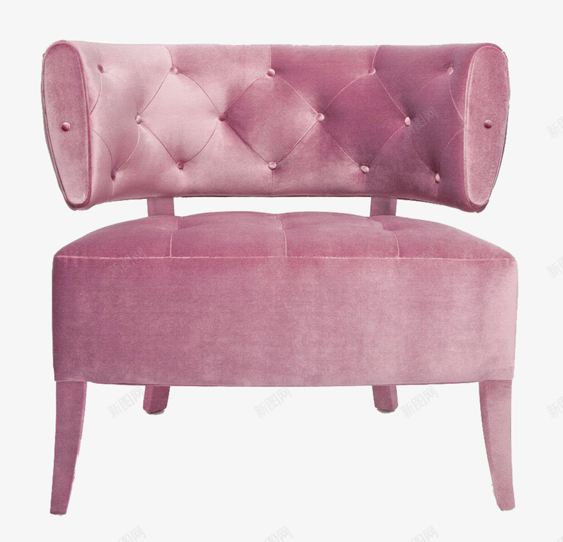 粉色沙发椅子png免抠素材_88icon https://88icon.com 免抠 椅子 沙发 粉色 素材
