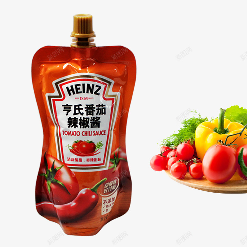 番茄辣椒酱png免抠素材_88icon https://88icon.com 产品实物 番茄辣椒酱 调味料