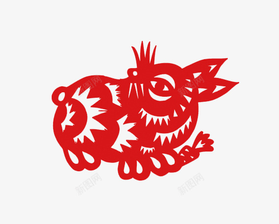 吃胡萝卜的兔子png免抠素材_88icon https://88icon.com 中国风 剪纸 剪纸兔子 新年 春节 红色 节日 金兔元宝