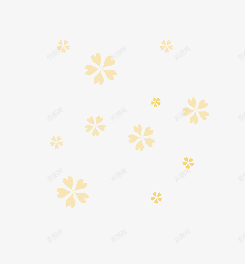 花瓣漂浮装饰png免抠素材_88icon https://88icon.com 漂浮素材 点缀 花朵 装饰