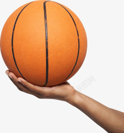 手拿篮球素材