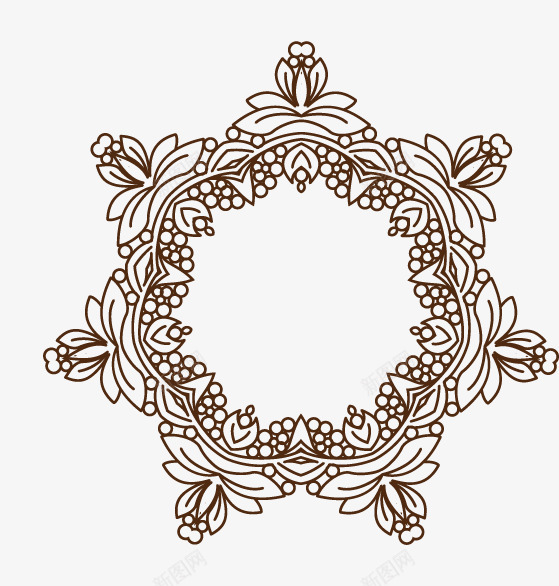 线条圆框png免抠素材_88icon https://88icon.com 圆框 框 线条 花边