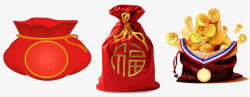 春节传统福袋财富素材