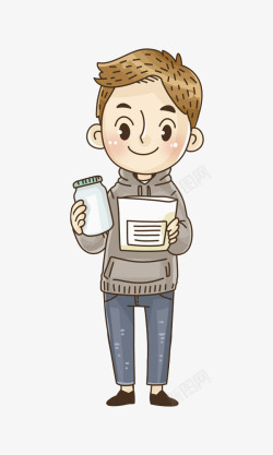 吃东西的男生素材