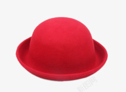 新款韩版潮时尚卷边帽圆顶帽子素材
