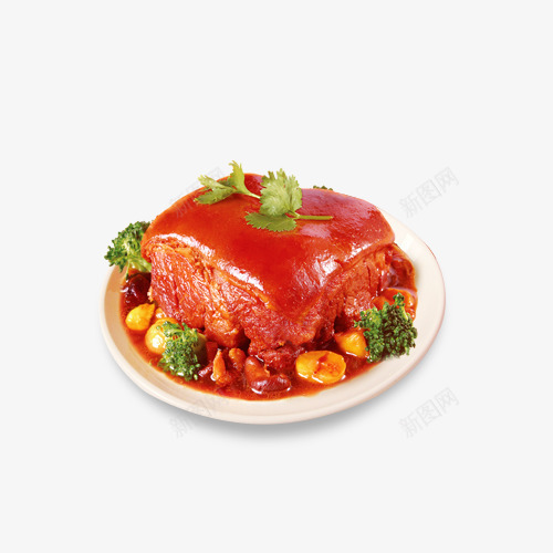 红色东坡肉png免抠素材_88icon https://88icon.com 东坡肉 产品实物 猪肉 红烧肉 红色 肉 肉菜