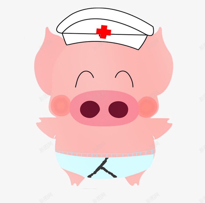 护士帽png免抠素材_88icon https://88icon.com 卡通护士帽 可爱的 小动物 护士帽