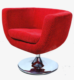 红色编织椅子素材