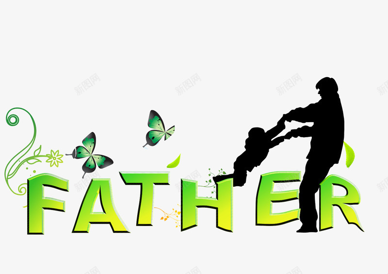 father绿色文字png免抠素材_88icon https://88icon.com FATHER 亲情六月 感恩父亲 父亲节 父亲节快乐