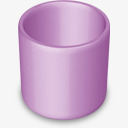 垃圾紫色空空白回收站瓷罐素材
