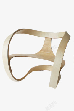 白色异形不规则装饰椅子素材