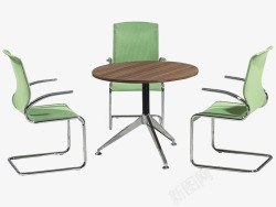 绿色简约椅子素材