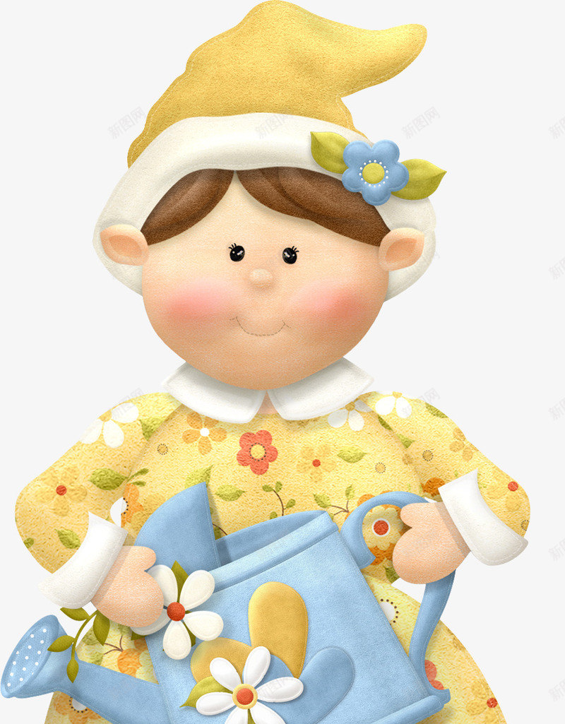 小小木偶png免抠素材_88icon https://88icon.com 卡通人物 圣诞节 小女孩 小木偶 精灵