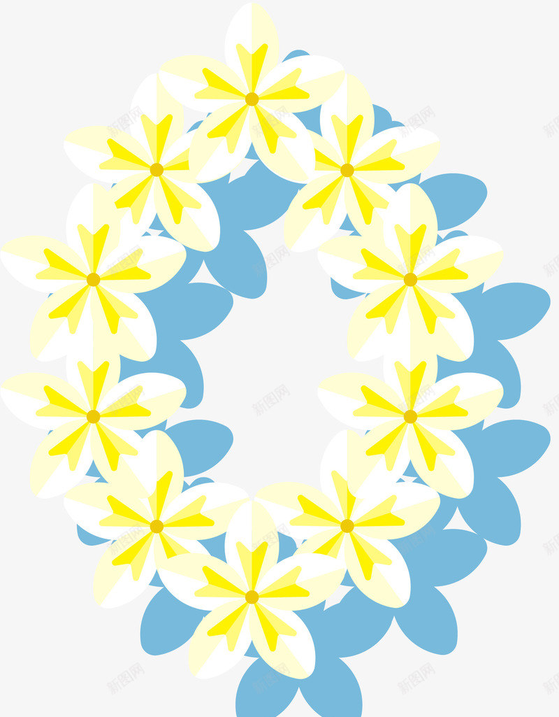 白色花环夏威夷png免抠素材_88icon https://88icon.com 卡通风格 夏威夷 夏威夷符号 夏威夷风情 度假 白色花环