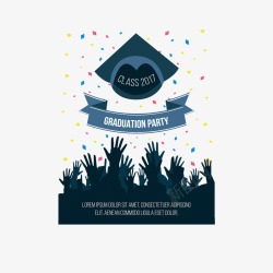 毕业学士帽素材