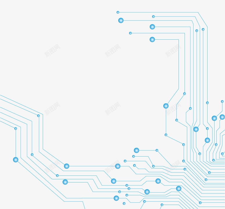 科技线路png免抠素材_88icon https://88icon.com 科技 线稿 线路 线路板