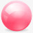 粉红球对象图标图标