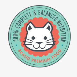 宠物食品标签素材