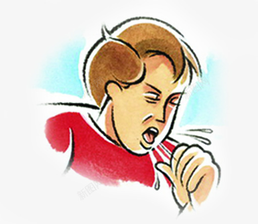 卡通咳嗽的男人医疗png免抠素材_88icon https://88icon.com 医疗 卡通 咳嗽 男人