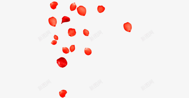 红色漂浮玫瑰花瓣png免抠素材_88icon https://88icon.com 漂浮 玫瑰 红色 花瓣