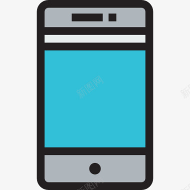 iPhone模板智能手机图标图标