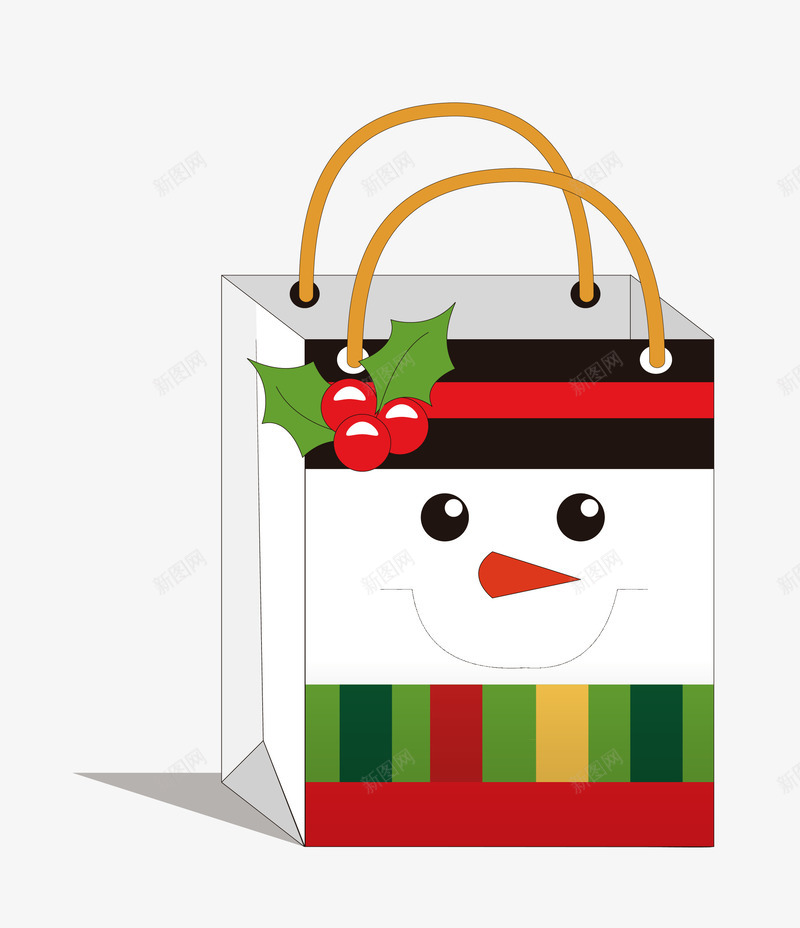 雪人手袋圣诞礼盒png免抠素材_88icon https://88icon.com 卡通袋子 圣诞礼盒 袋子 购物袋 雪人手袋 雪人手袋圣诞礼盒