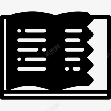 打开的彩妆打开书图标图标