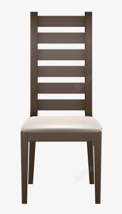 褐色木质椅子家具素材